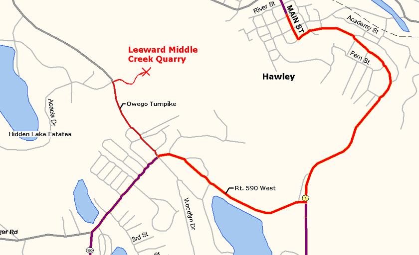 Middlecreek map